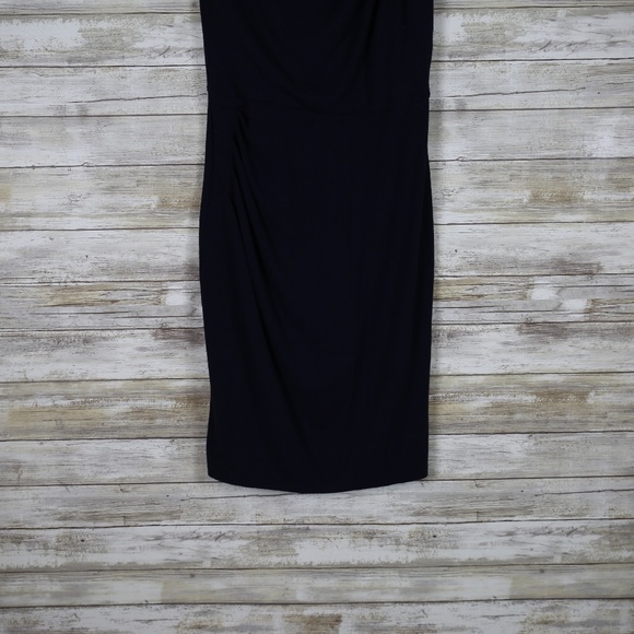Ann Taylor Dark Blue Navy Dress sz 00 - Picture 3 of 7